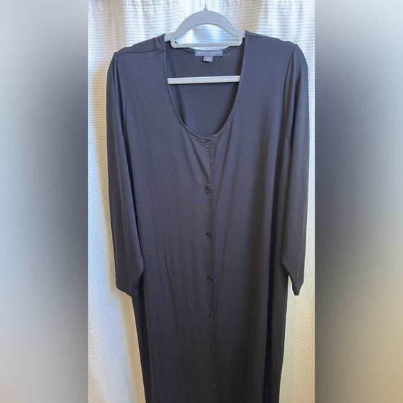 Jessica London 2-piece Black Knit Plus Size Duster Set NWOT - Picture 3 of 13